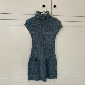 J.J. Always Blue Knit Mock Neck Bodycon Dress Size XL